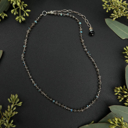 Faceted Labradorite Choker