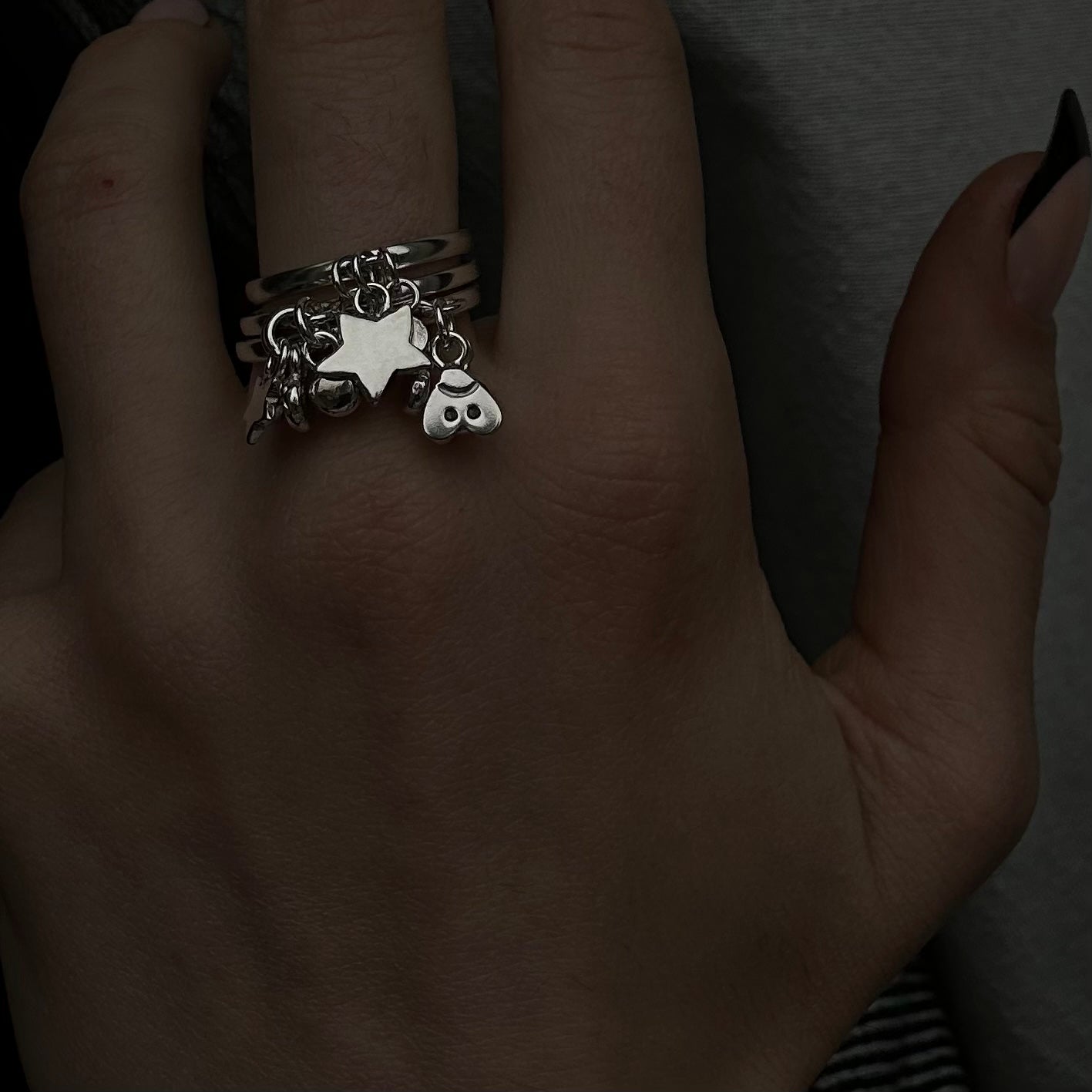 Grim Baby Stacker Charm Band