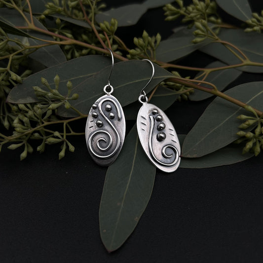 Abstract Asymmetrical Earrings