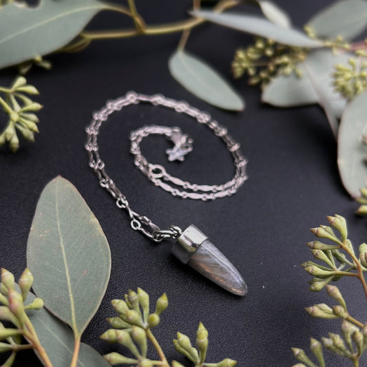 Labradorite Point Necklace