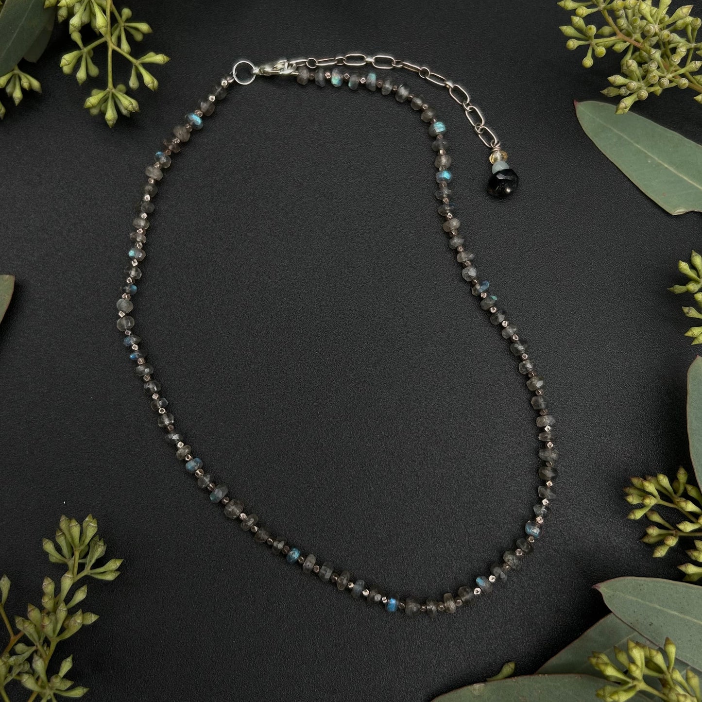 Faceted Labradorite Choker