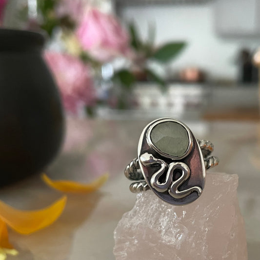 Sapphire Serpent Ring
