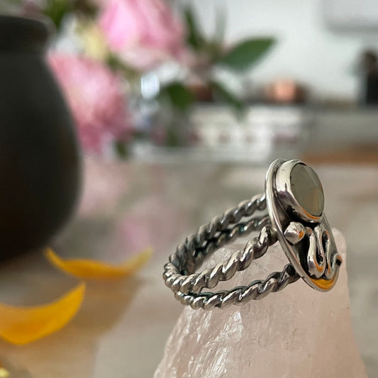 Sapphire Serpent Ring