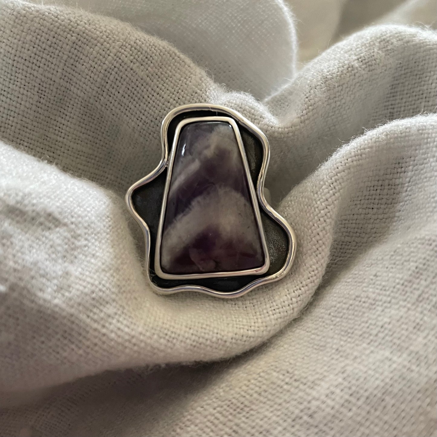Abstract Amethyst Satement